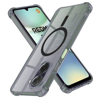 MagSafe tok Xiaomi Redmi A5 4G (Standard) készülékhez, Techsuit, ütésálló átlátszó, füstszínű