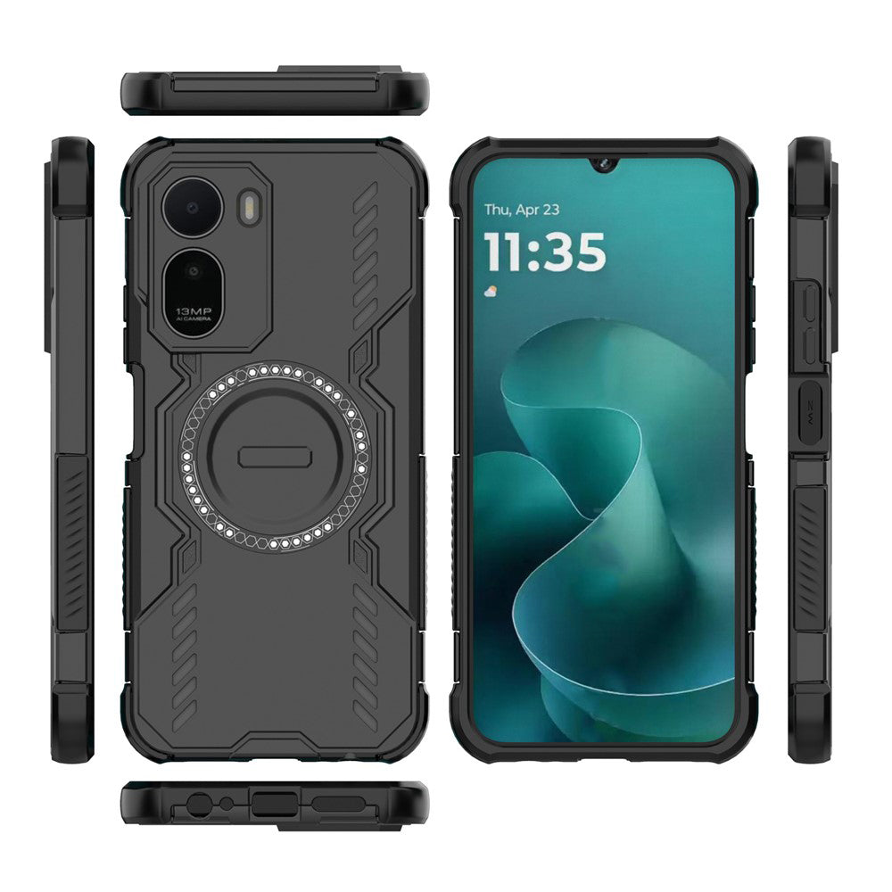 MagSafe tok Xiaomi Redmi A7 Pro 4G-hez, Techsuit, ArmorMag, Fekete