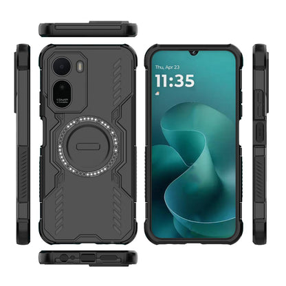 MagSafe tok Xiaomi Redmi A7 Pro 4G-hez, Techsuit, ArmorMag, Fekete