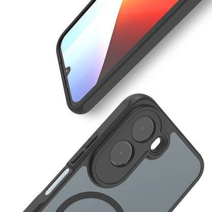 MagSafe tok Xiaomi Redmi A7 Pro 4G-hez, Techsuit, HaloFrost II, Fekete