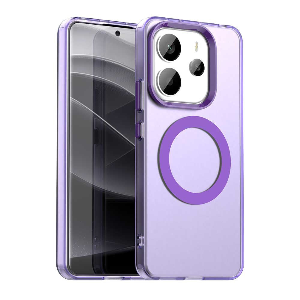 MagSafe Case for Xiaomi Redmi Note 14 4G (Regional), Techsuit, CandyCase, Purple