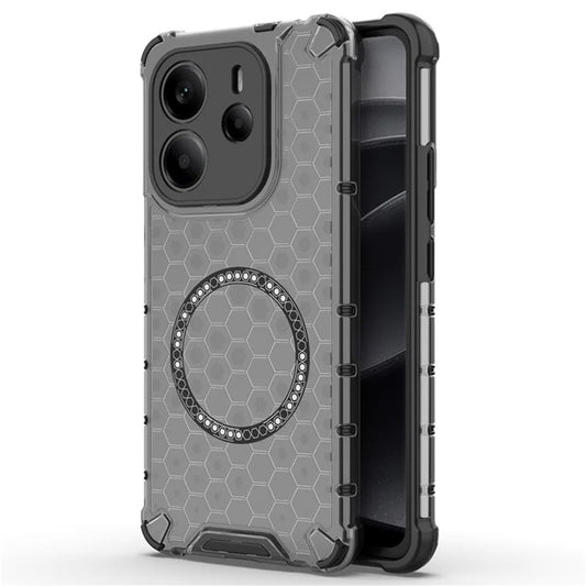 MagSafe tok Xiaomi Redmi Note 14 4G (Regionális), Techsuit, HoneyComb Shield, Fekete