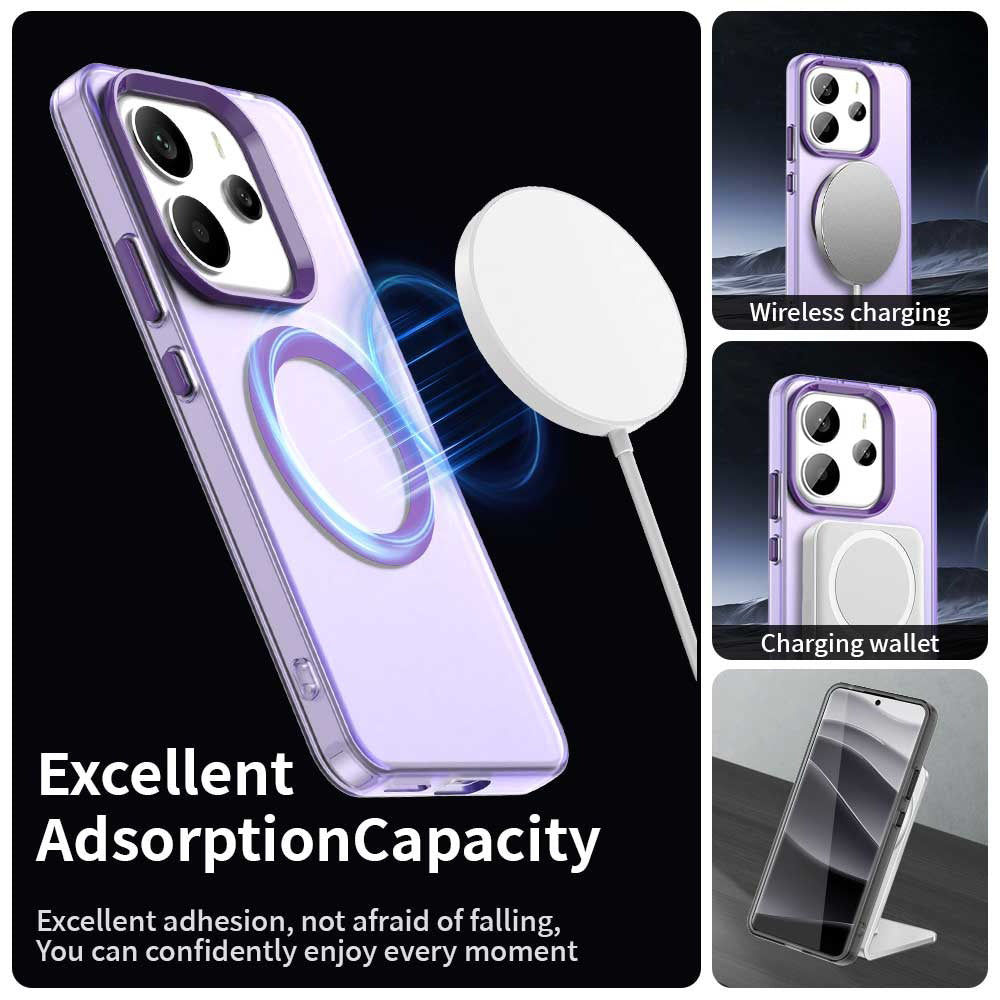 MagSafe tok Xiaomi Redmi Note 14 5G-hez, Techsuit, CandyCase, Lila