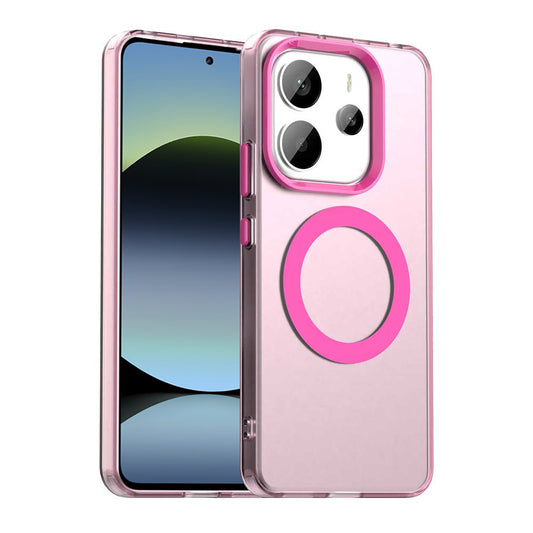 MagSafe tok Xiaomi Redmi Note 14 5G-hez, Techsuit, CandyCase, Rózsaszín