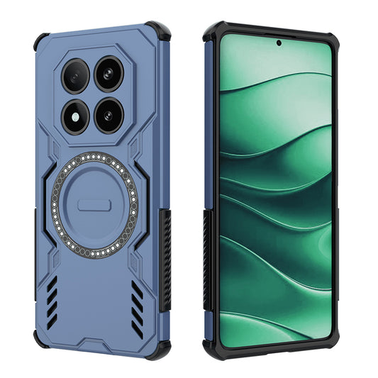 MagSafe tok Xiaomi Redmi Note 14 Pro 4G-hez, Techsuit, ArmorMag, Kék