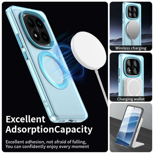 MagSafe tok Xiaomi Redmi Note 14 Pro 4G-hez, Techsuit, CandyCase, Kék