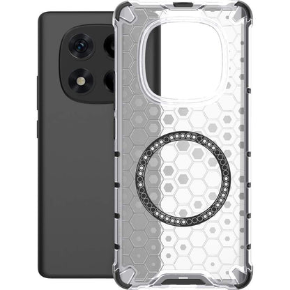 MagSafe Case for Xiaomi Redmi Note 14 Pro 4G, Techsuit, HoneyComb Shield, White