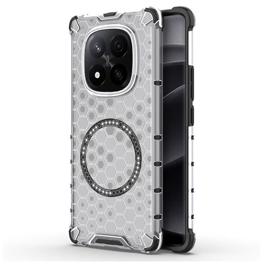 MagSafe Case for Xiaomi Redmi Note 14 Pro+ 5G, Techsuit, HoneyComb Shield, White