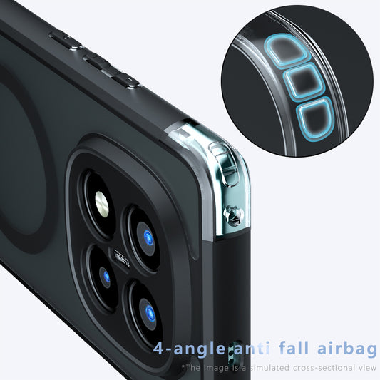 MagSafe tok Xiaomi Redmi Note 14 Pro+ 5G-hez, Techsuit, PureFrost, Fekete