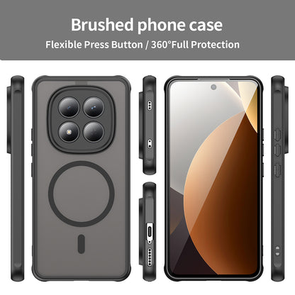 MagSafe tok Xiaomi Redmi Note 15 Pro 4G-hez, Techsuit, HaloFrost II, Fekete
