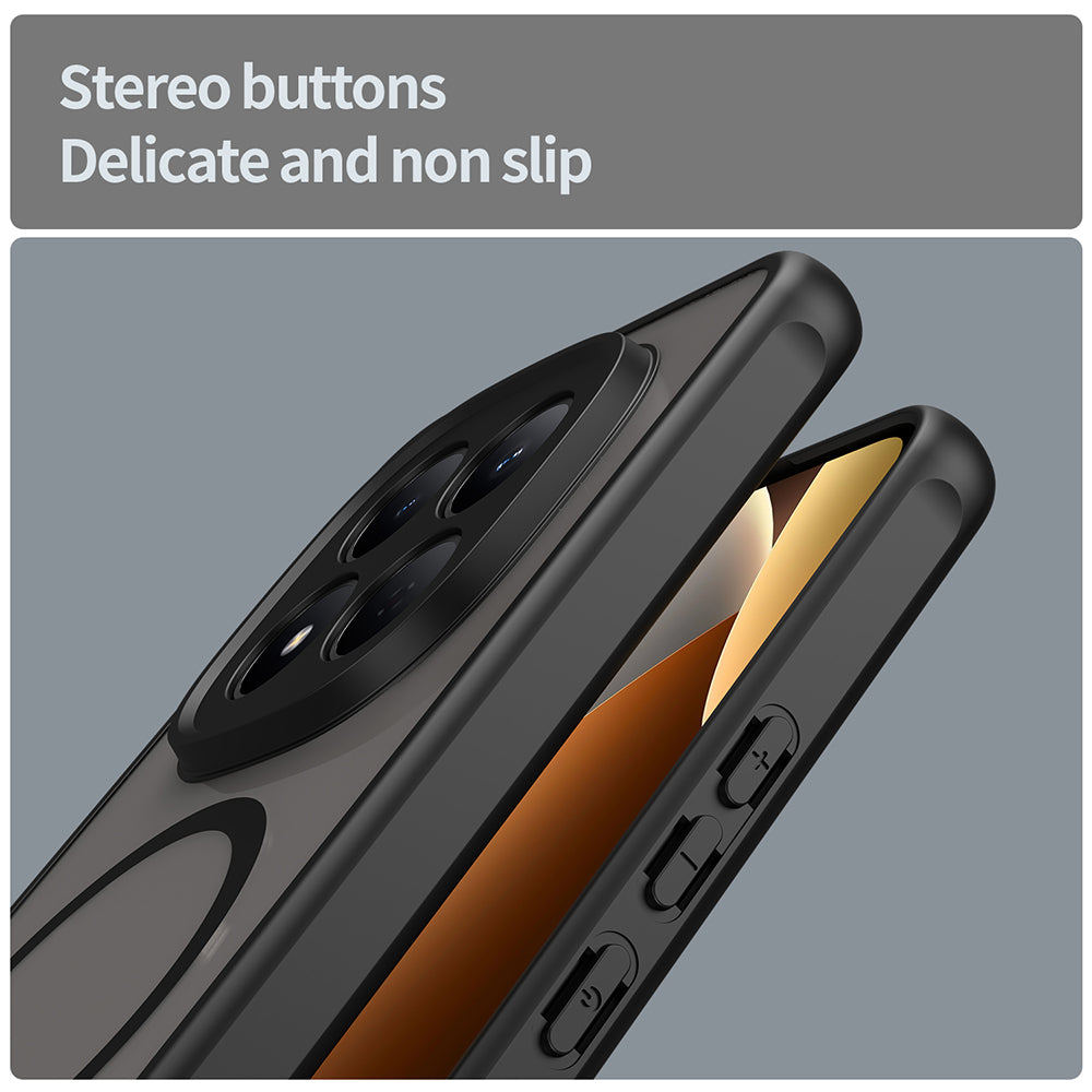 MagSafe tok Xiaomi Redmi Note 15 Pro 4G-hez, Techsuit, HaloFrost II, Fekete
