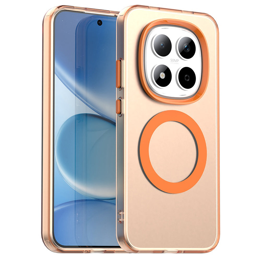 MagSafe tok Xiaomi Redmi Note 15 Pro 5G-hez, Techsuit, CandyCase, Narancssárga
