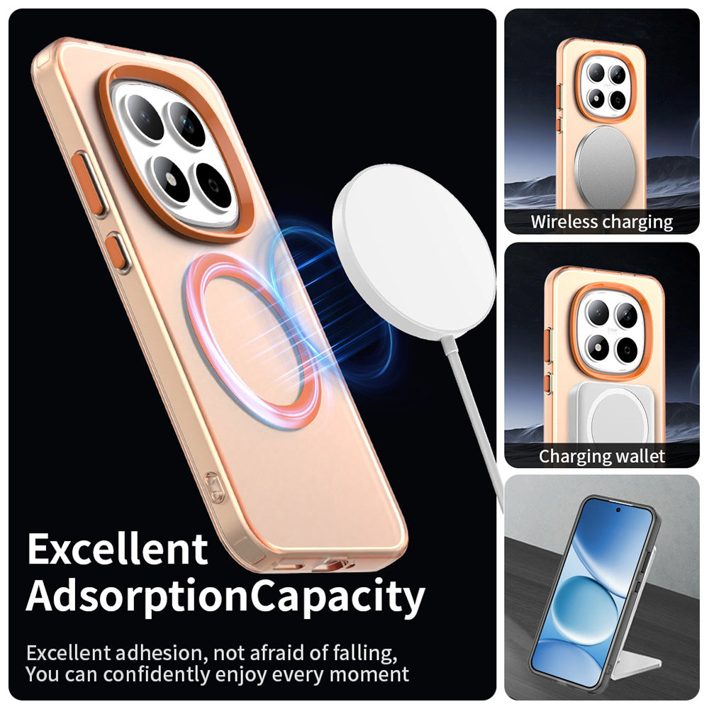 MagSafe tok Xiaomi Redmi Note 15 Pro 5G-hez, Techsuit, CandyCase, Narancssárga