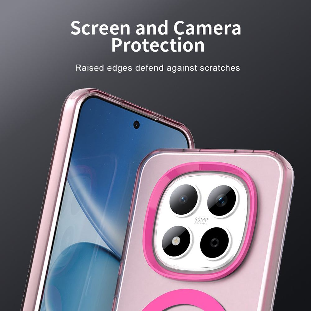 MagSafe Case for Xiaomi Redmi Note 15 Pro 5G, Techsuit, CandyCase, Pink