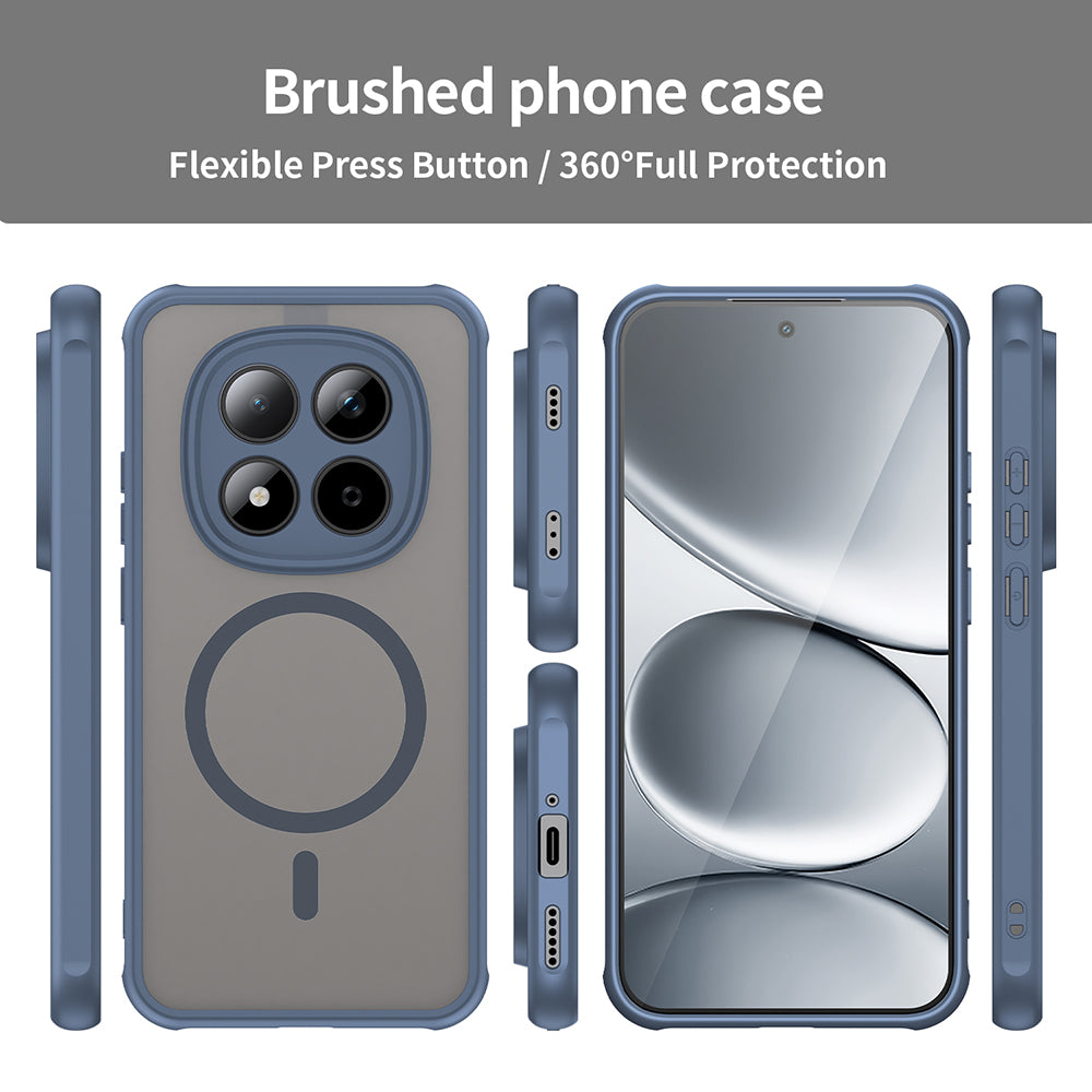 MagSafe tok Xiaomi Redmi Note 15 Pro 5G-hez, Techsuit, HaloFrost II, Tengerészkék