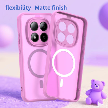 MagSafe tok Xiaomi Redmi Note 15 Pro 5G-hez, Techsuit, HaloFrost II, Rózsaszín