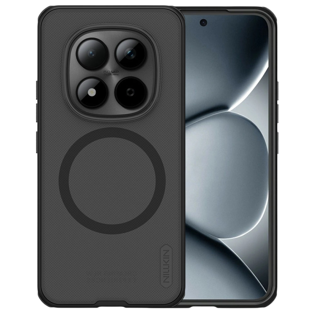 MagSafe tok Xiaomi Redmi Note 15 Pro+ 5G-hez, Nillkin, Super Shield Pro, Fekete Átlátszó