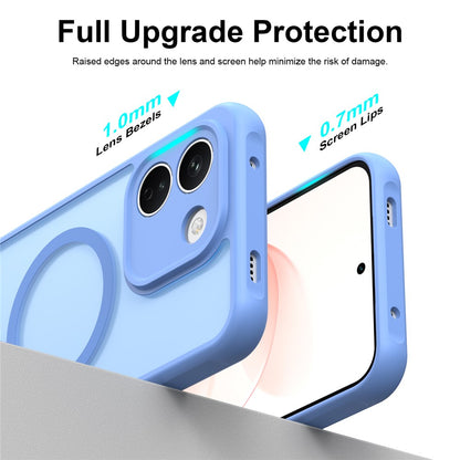 MagSafe tok Xiaomi Redmi Note 17 4G / Note 17 5G készülékhez, Techsuit, HaloFrost II, kék