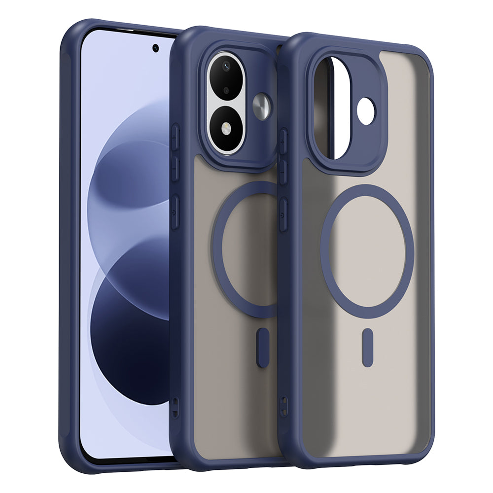 MagSafe tok Xiaomi Redmi Note 17 4G / Note 17 5G készülékhez, Techsuit, HaloFrost II, sötétkék