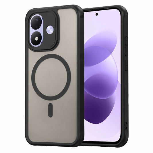 MagSafe tok Xiaomi Redmi Note 17 4G / Note 17 5G készülékhez, Techsuit, HaloFrost II, fekete