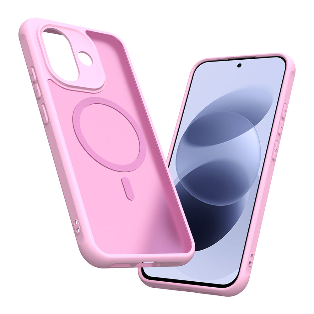 MagSafe tok Xiaomi Redmi Note 17 4G / Note 17 5G készülékhez, Techsuit, HaloFrost II, rózsaszín