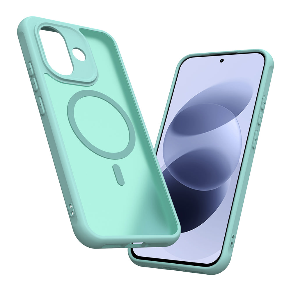 MagSafe Case for Xiaomi Redmi Note 17 4G / Note 17 5G, Techsuit, HaloFrost II, Light Green