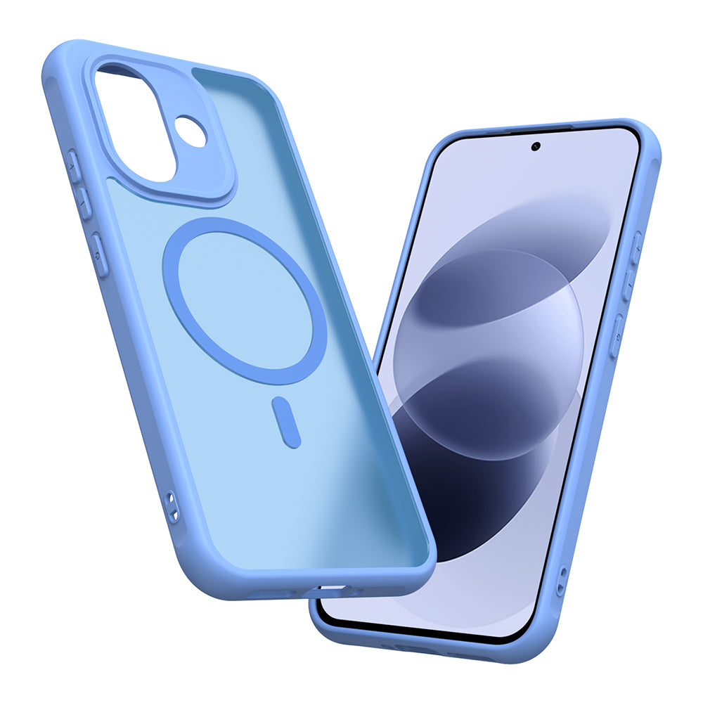 MagSafe tok Xiaomi Redmi Note 17 Pro készülékhez, Techsuit, HaloFrost II, kék