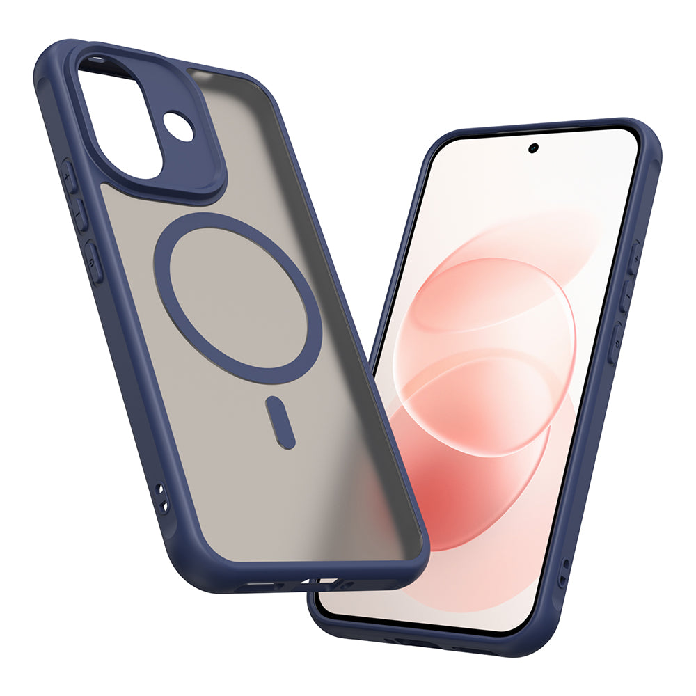 MagSafe tok Xiaomi Redmi Note 17 Pro készülékhez, Techsuit, HaloFrost II, sötétkék