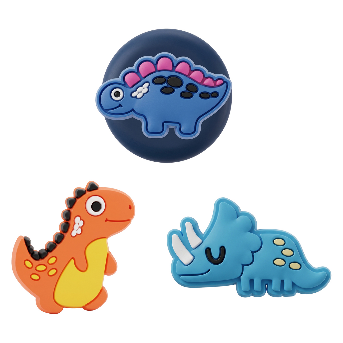OEM Dinosaur tok Apple AirTag-hoz, 3 darabos készlet, Többszínű