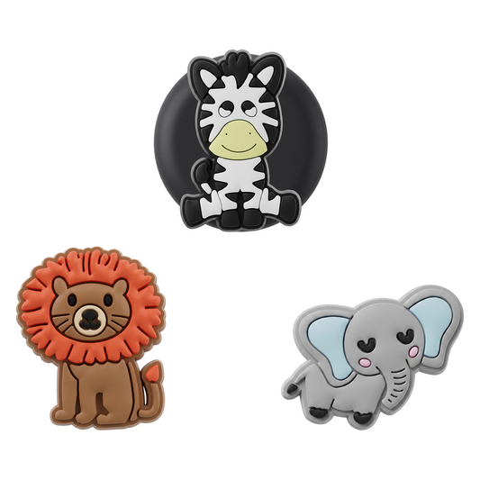 OEM Zoo tok Apple AirTag-hoz, 3 darabos készlet, Többszínű
