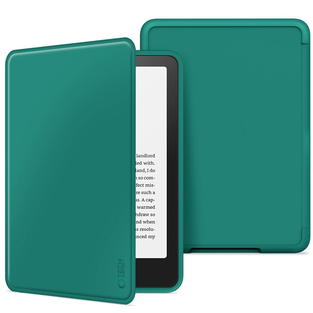 Tokozás az Amazon Kindle Paperwhite 6 hüvelykeshez, Tech-Protect, SmartCase, Zöld