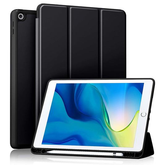 Tok Apple iPad 10.2 (2021) / 10.2 (2020) / 10.2 (2019) készülékhez, Techsuit, Flex Trifold, Fekete