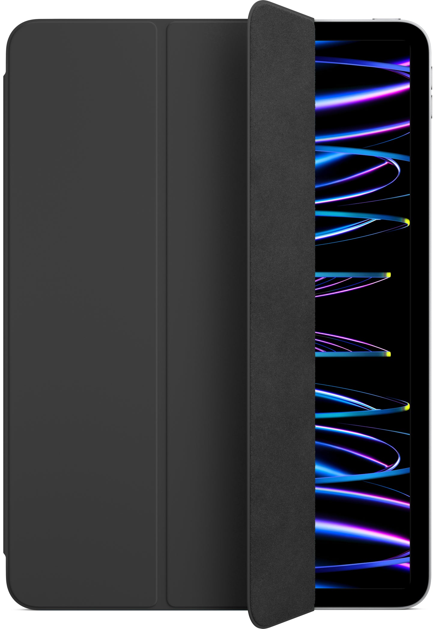 Tok Apple iPad Pro 12.9 (2022) / Pro 12.9 (2021) / Pro 12.9 (2020) / Pro 12.9 (2018) készülékhez, Smart Folio, Fekete MXT92ZM/A