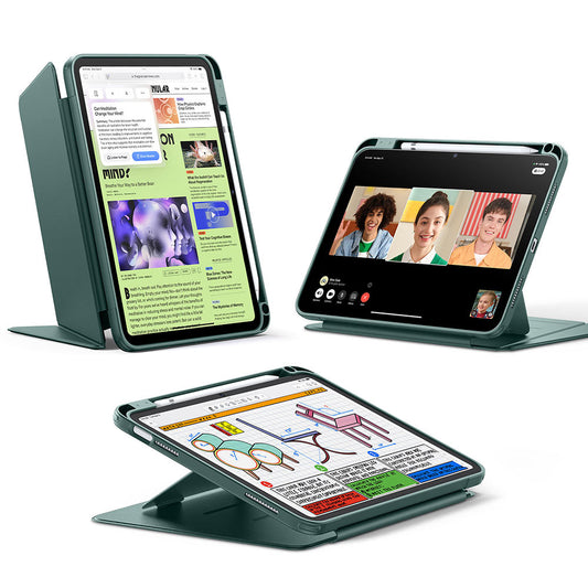 Tokozás az Apple iPadhez (2025) / (2022), ESR, Flip Hybrid ceruzatartóval, Zöld
