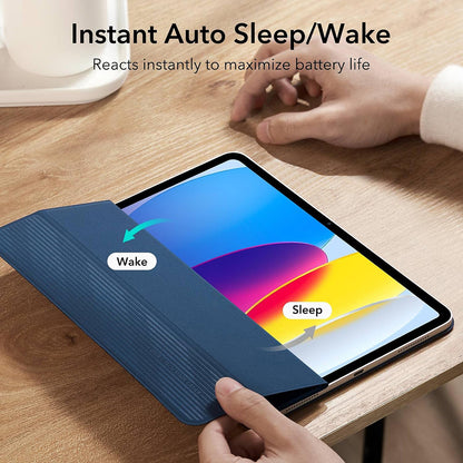 Tok Apple iPad (2025) / (2022) készülékhez, ESR, Rebound, Tengerészkék