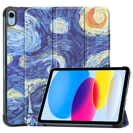 Tok Apple iPad (2025) / (2022) számára, Techsuit, FoldPro Starry Night, Többszínű