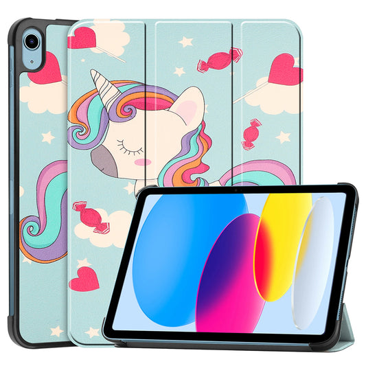 Tok Apple iPad (2025) / (2022) számára, Techsuit, FoldPro Unicorn, Többszínű