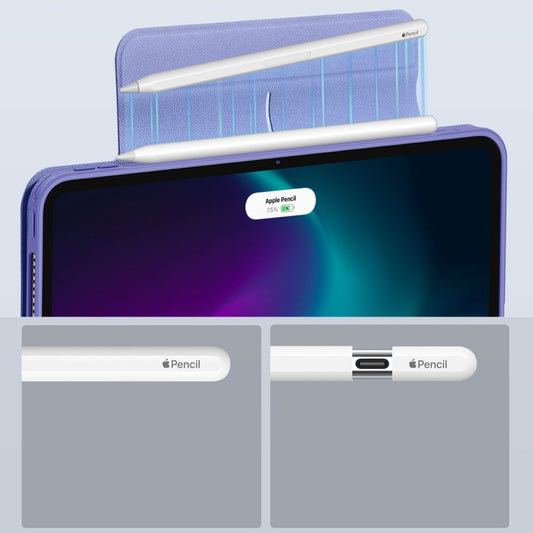 Tok Apple iPad Pro 13 (2024) számára, ESR, Rebound Hybrid, Lila