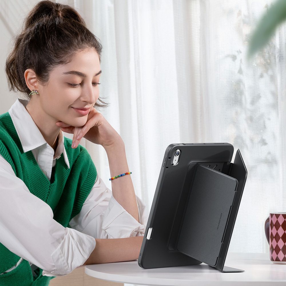 Tok Apple iPad Air 11 (2025) / Air 11 (2024) / Air (2022) / Air (2020) készülékhez, ESR, Flip Hybrid, Fekete