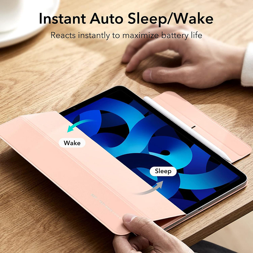 Tok Apple iPad Air 11-hez (2024) / Air (2022) / Air (2020) / Pro 11 (2018), ESR, Rebound, Rózsaszín