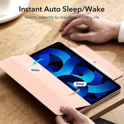 Tok Apple iPad Air 11-hez (2024) / Air (2022) / Air (2020) / Pro 11 (2018), ESR, Rebound, Aranyrózsaszín