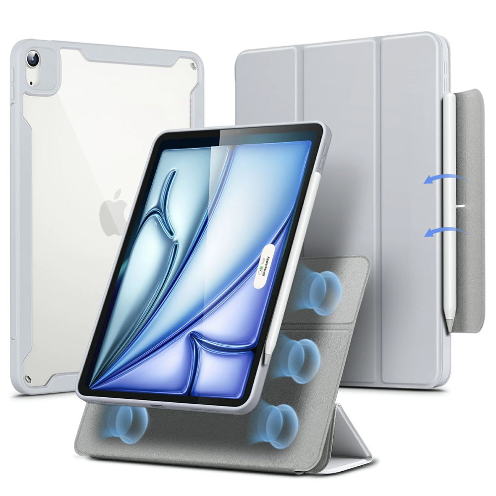 Tok az Apple iPad Air 11 (2026) / iPad Air 11 (2025) / Air 11 (2024) / Air (2022) / Air (2020) készülékhez, ESR, Rebound Hybrid, Szürke