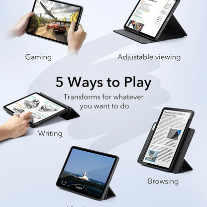 Tok Apple iPad Air 11 (2025) / Air 11 (2024) / Air (2022) / Air (2020) készülékhez, ESR, Rebound Hybrid, Rózsaszín