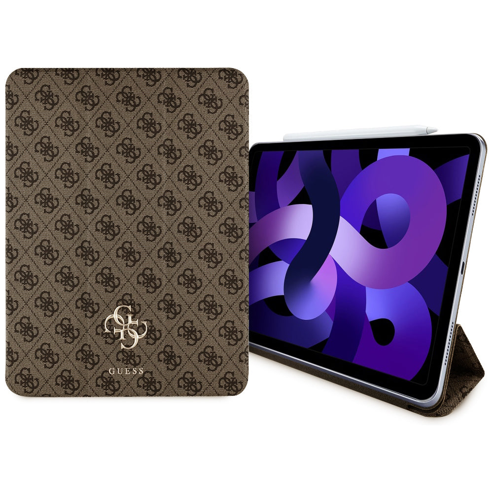 Tok Apple iPad Air 11 (2026) / iPad Air 11 (2025) / Air 11 (2024) számára, Guess, 4G Nagy Logó, Barna