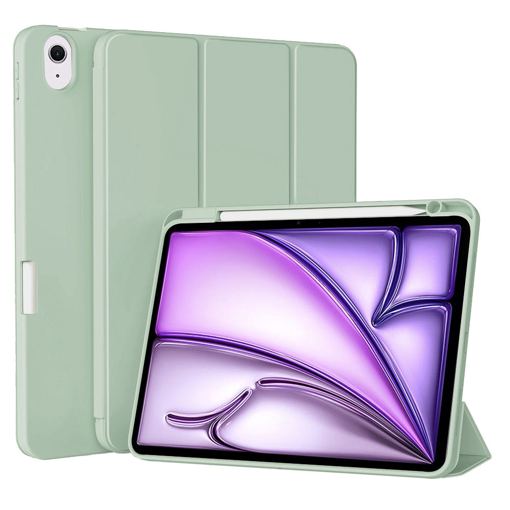 Tok Apple iPad Air 11 (2026) / iPad Air 11 (2025) / Air 11 (2024) készülékhez, Techsuit, Flex Trifold, Matcha zöld