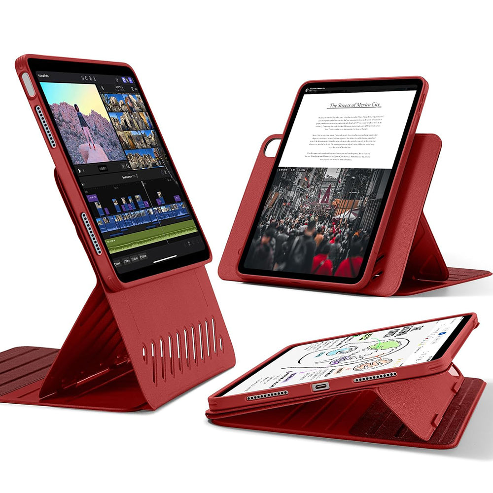 Tok Apple iPad Air 13 (2025) / Air 13 (2024) készülékhez, ESR, Shift, Piros