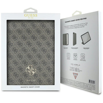 Tok Apple iPad Air 13 (2025) / Air 13 (2024) készülékhez, Guess, 4G Nagy Logó, Barna