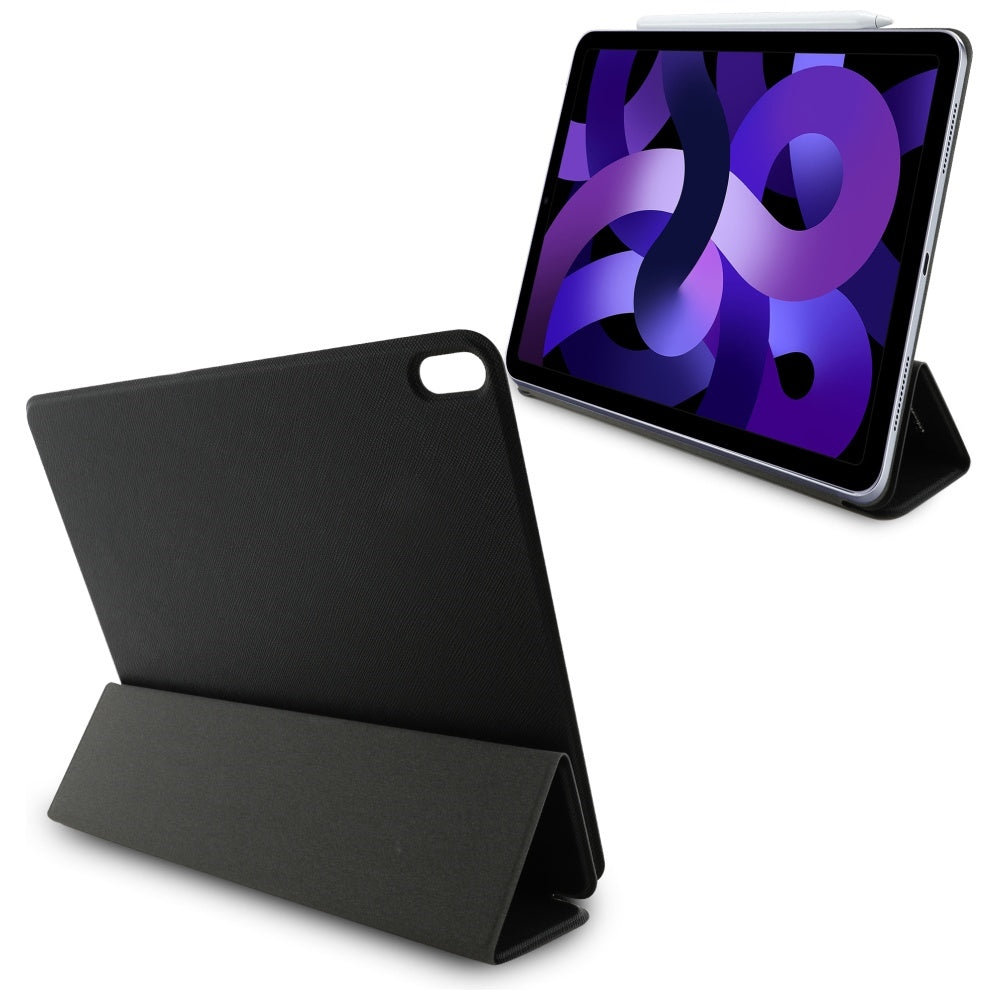 Tok Apple iPad Air 13 (2026) / Air 13 (2025) / Air 13 (2024) számára, Karl Lagerfeld, Saffiano Karl & Choupette, Fekete