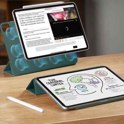 Tok az Apple iPad Air 13 (2026) / Air 13 (2025) / Air 13 (2024) / Pro 12.9 (2022) / Pro 12.9 (2021) készülékekhez, ESR, Rebound, Szatén zöld