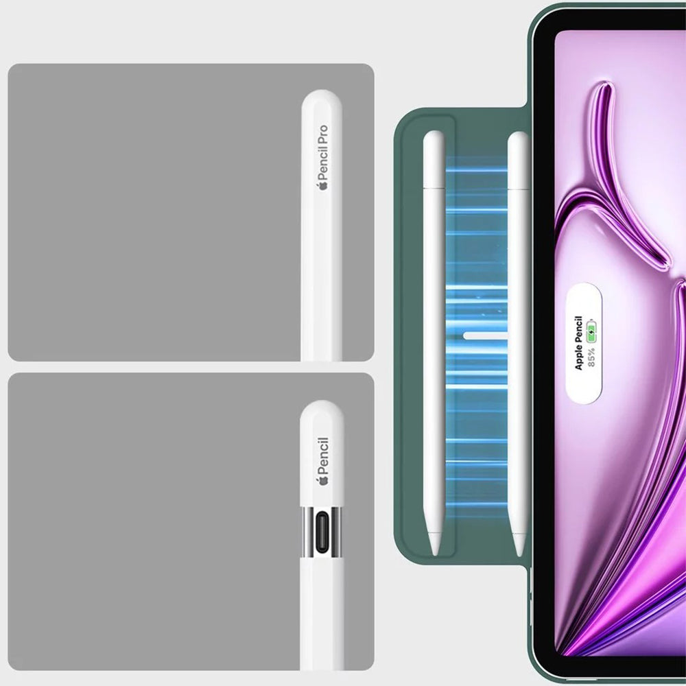 Tok az Apple iPad Air 13 (2026) / Air 13 (2025) / Air 13 (2024) / Pro 12.9 (2022) / Pro 12.9 (2021) készülékekhez, ESR, Rebound, Szatén zöld
